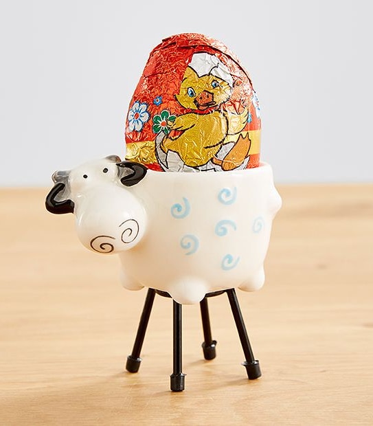 The Fabulous Food Company Animal Egg Cup With Egg - Assorted