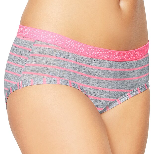Bonds Hipster Boyleg Briefs - Stripe Flamingo Bonds Hipster Boyleg Briefs - Stripe Flamingo