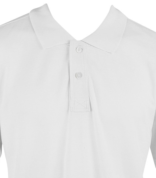 Mens' Essential Pique Polo - White