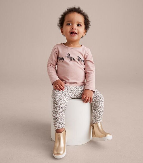 Baby Organic Cotton Print Top