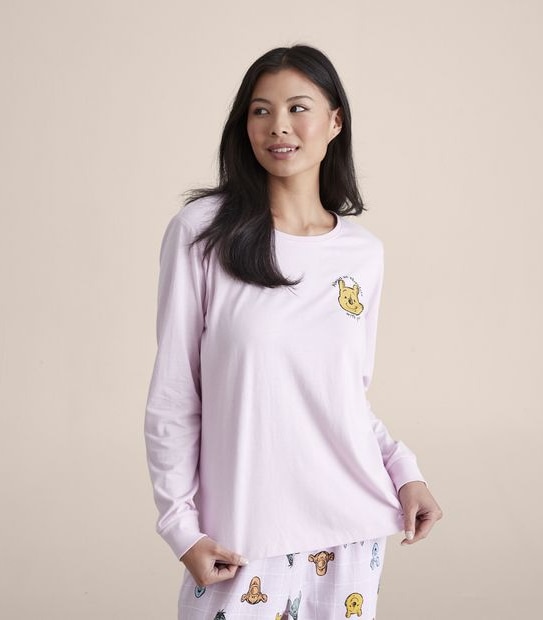 Womens Disney Winnie The Pooh Pyjama Set