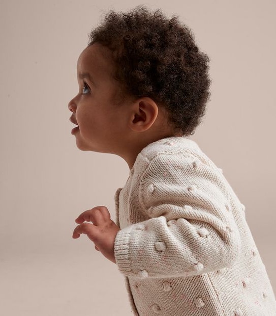Baby Pom Pom Cardigan