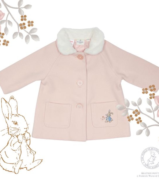 Peter Rabbit Baby Faux Fur Jacket