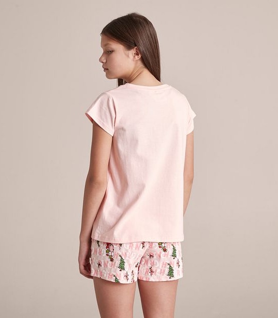 Kids Christmas Grinch Family Matching Cotton Pyjama Set 4 of 5