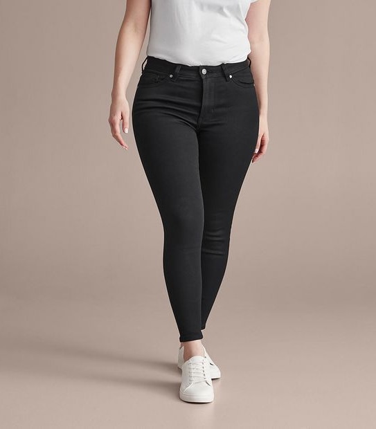 Skinny High Rise Crop Length Jeans