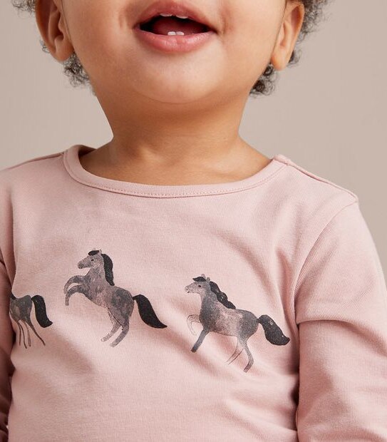 Baby Organic Cotton Print Top