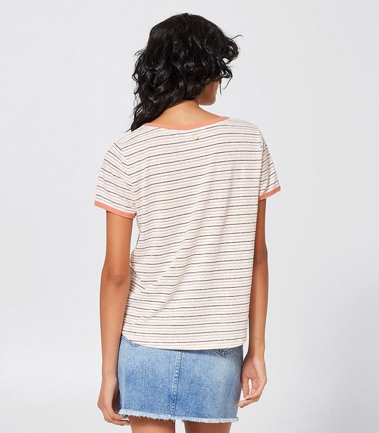 Piping Hot Ringer Tee - Stripe