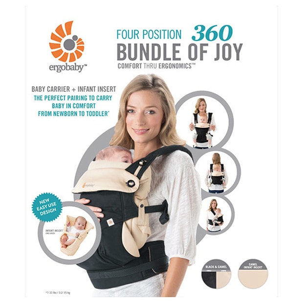 four position baby carrier