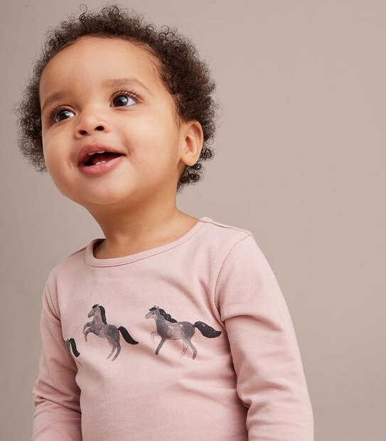 Baby Organic Cotton Print Top