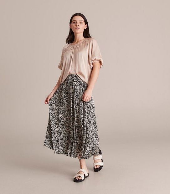 Preview Panelled Slip Skirt