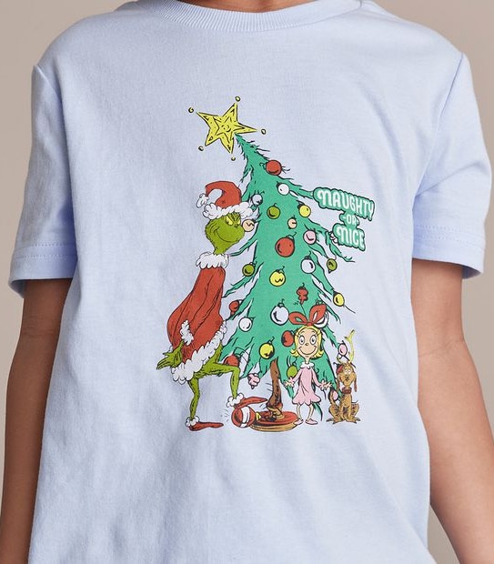 Kids Christmas Grinch Family Matching Cotton Pyjama Set
