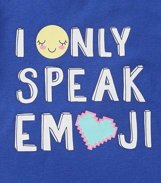Emoji Chat Short Sleeve Pyjama Set