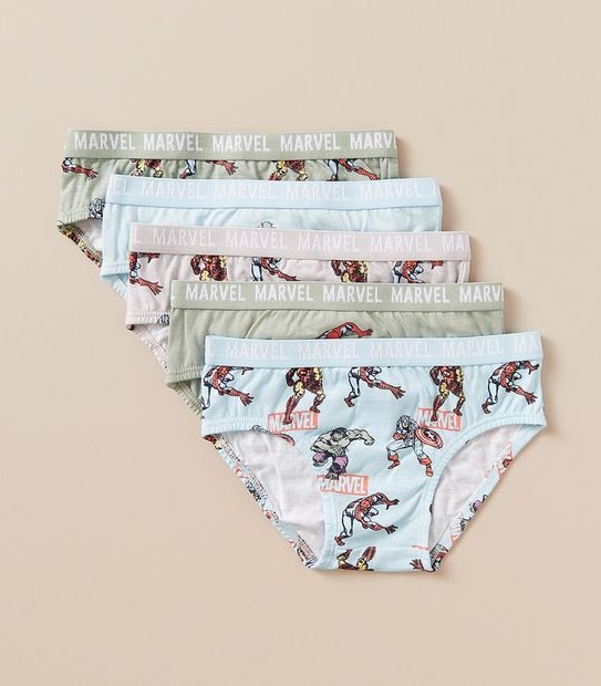 5 Pack Marvel Briefs