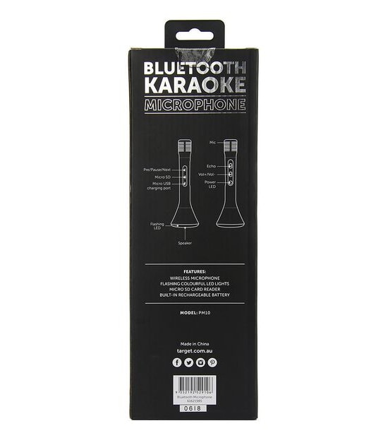 Target Bluetooth Karaoke Party Microphone - PM10