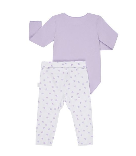 Bonds Newbies Everyday Long Sleeve Bodysuit and Legging Set - Lilac