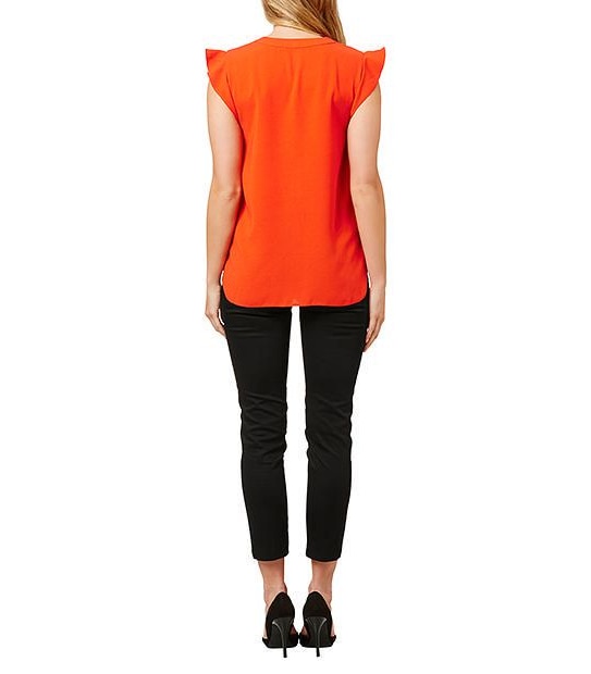 Flutter Sleeve Top