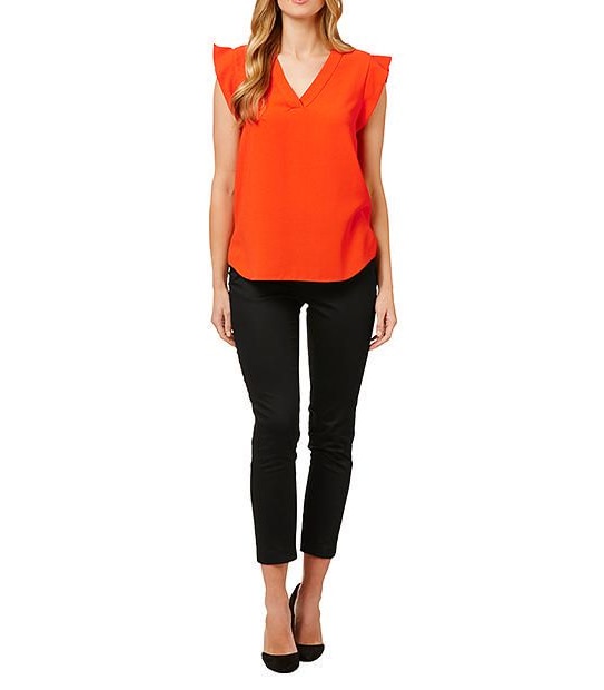 Flutter Sleeve Top