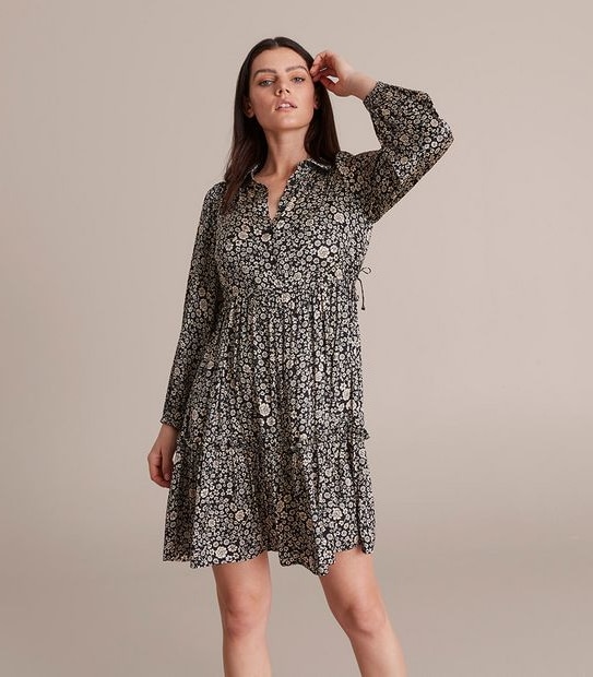 Preview Tiered Mini Dress
