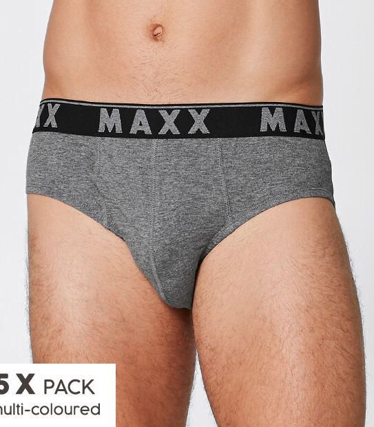 Maxx 5 Pack Hipster Briefs
