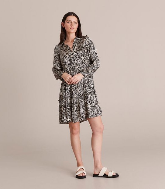 Preview Tiered Mini Dress