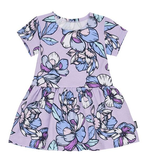 Bonds Short Sleeve Balletsuit - Purple