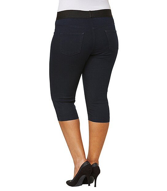 Belle Curve Capri Jeggings - Indigo 4 of 5