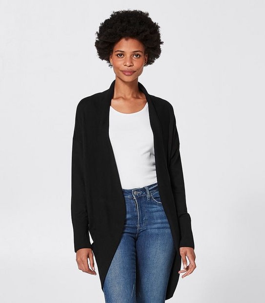 Cocoon Cardigan - Black