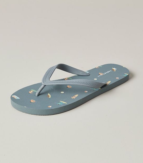 Mens Maui Printed Recycled Thongs