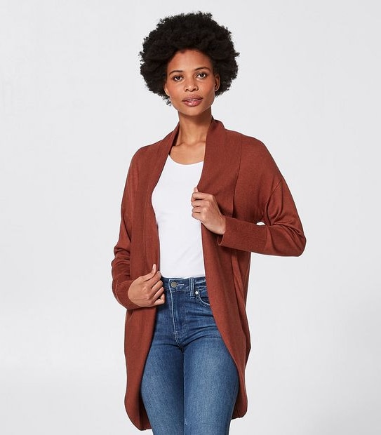 Cocoon Cardigan - Burnt Orange