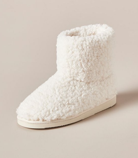Womens Zoe Teddy Slipper Boots