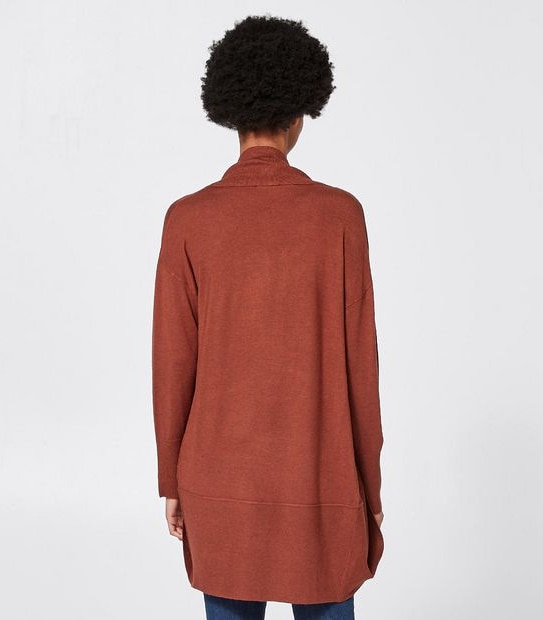Cocoon Cardigan - Burnt Orange