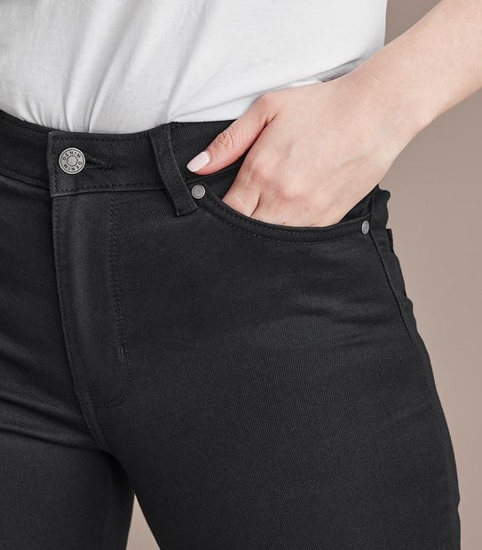 Skinny High Rise Crop Length Jeans