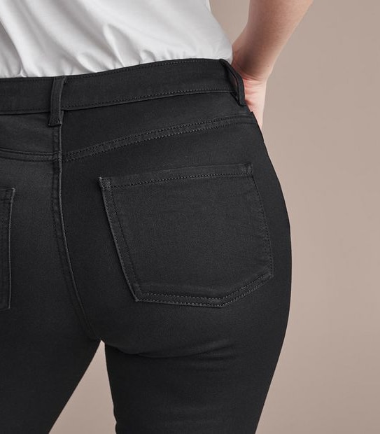 Skinny High Rise Crop Length Jeans