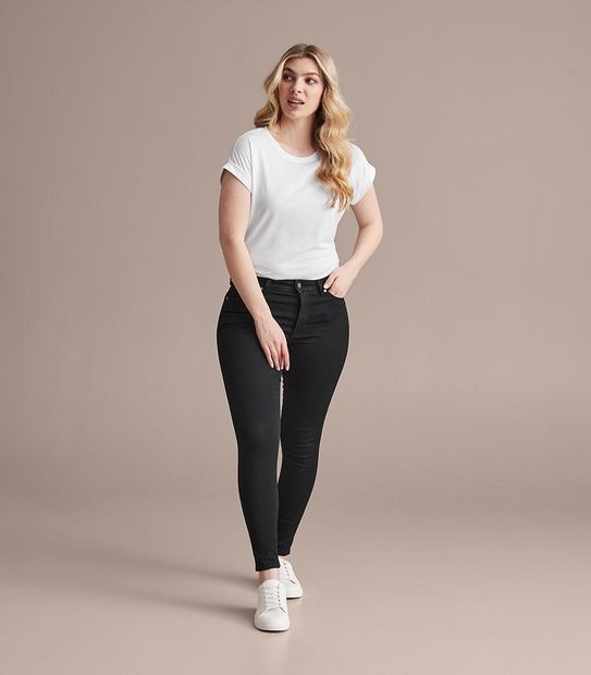Skinny High Rise Ankle Length Jeans