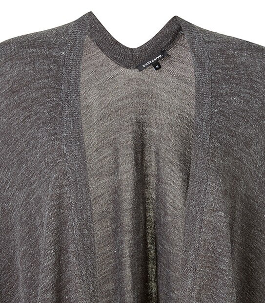 Belle Curve Knit Poncho