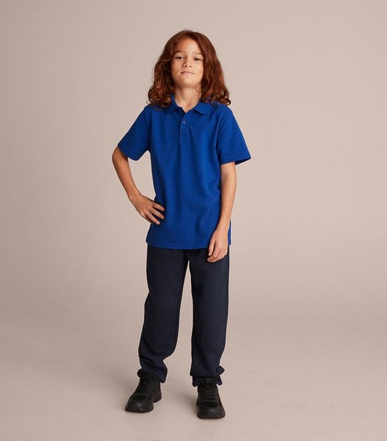 Short Sleeve School Polos