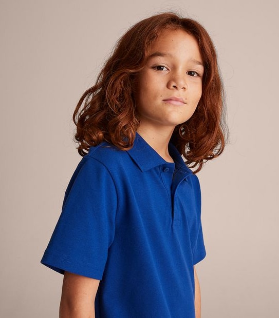 Short Sleeve School Polos
