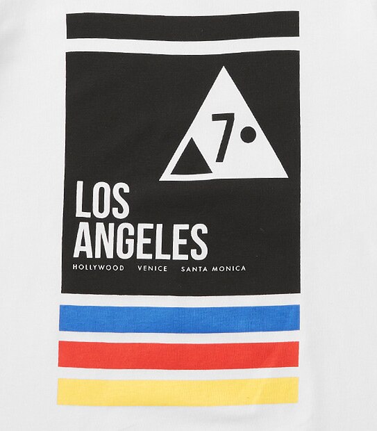 Short Sleeve Los Angeles Print T-Shirt