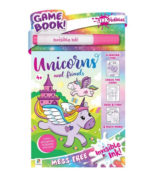 Inkredibles Unicorns And Friends Invisible Ink