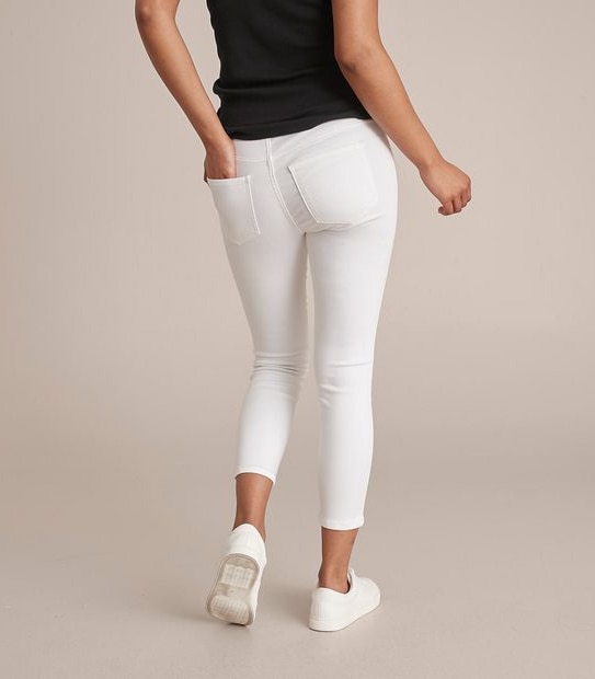 Lydia High Rise Crop Length Denim Jeggings 