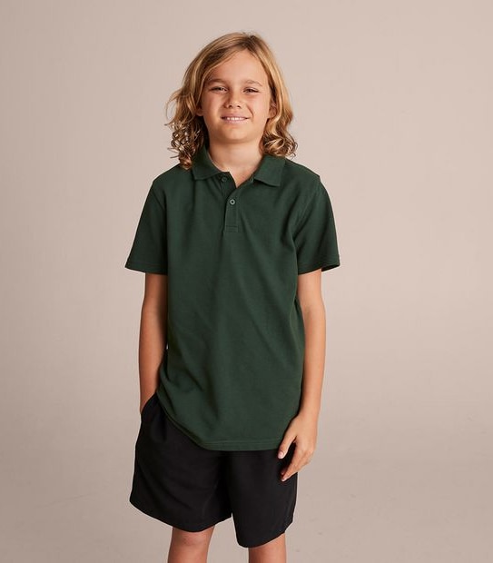 Short Sleeve School Polos