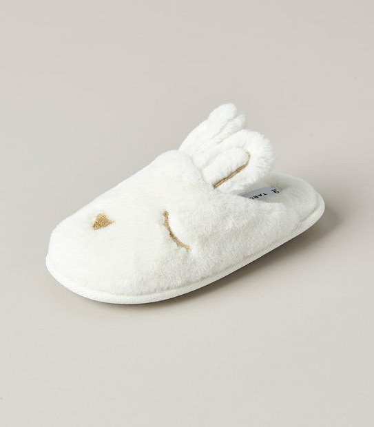 Kids Youth Bunny Ear Scuff Slippers