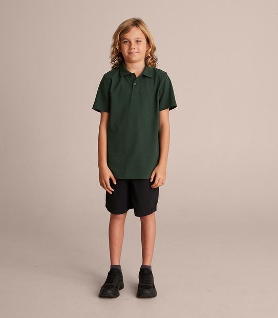 Short Sleeve School Polos