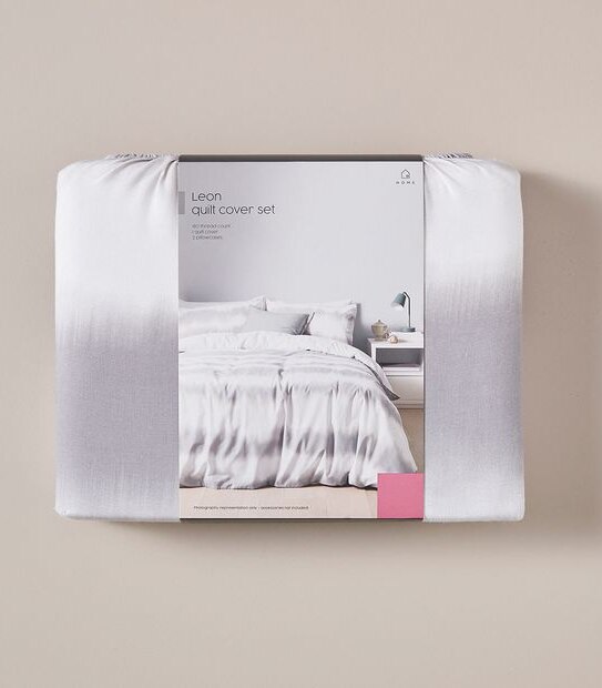 Leon Quilt Cover Set - Queen Bed