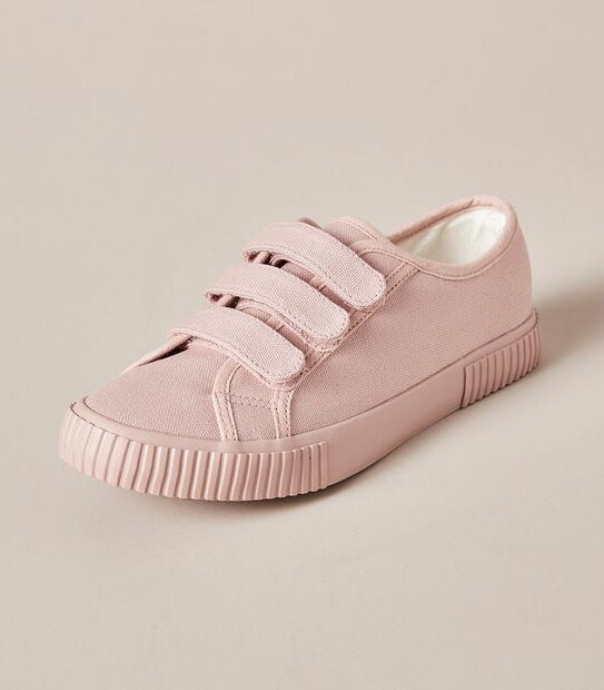 Kids Senior Textured Canvas Sneakers
