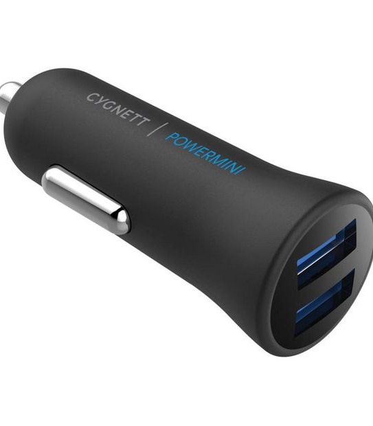Cygnett PowerMini 2.4 Dual USB Car Charger