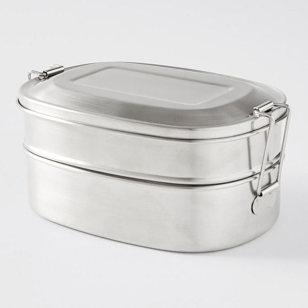2 Piece Stainless Steel Lunch Container | Target Australia