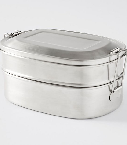 2 Piece Stainless Steel Lunch Container