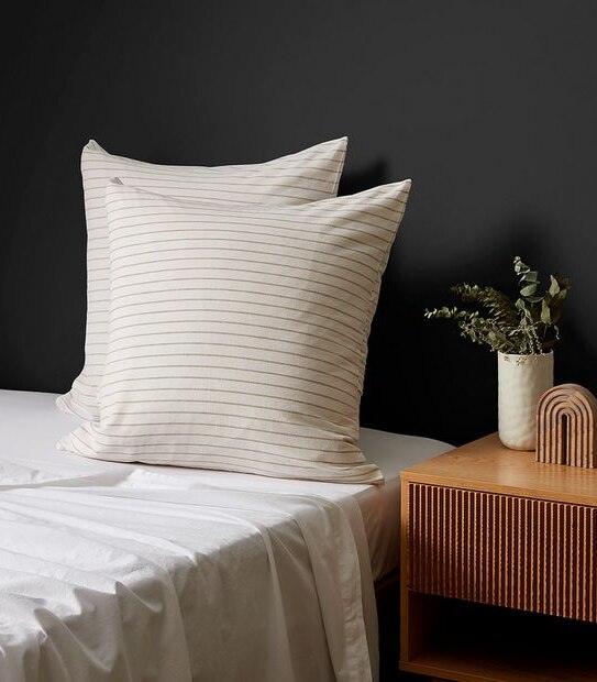 Yarn Dye Stripe European Pillowcase