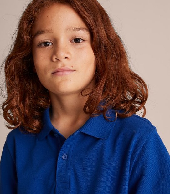 Short Sleeve School Polos
